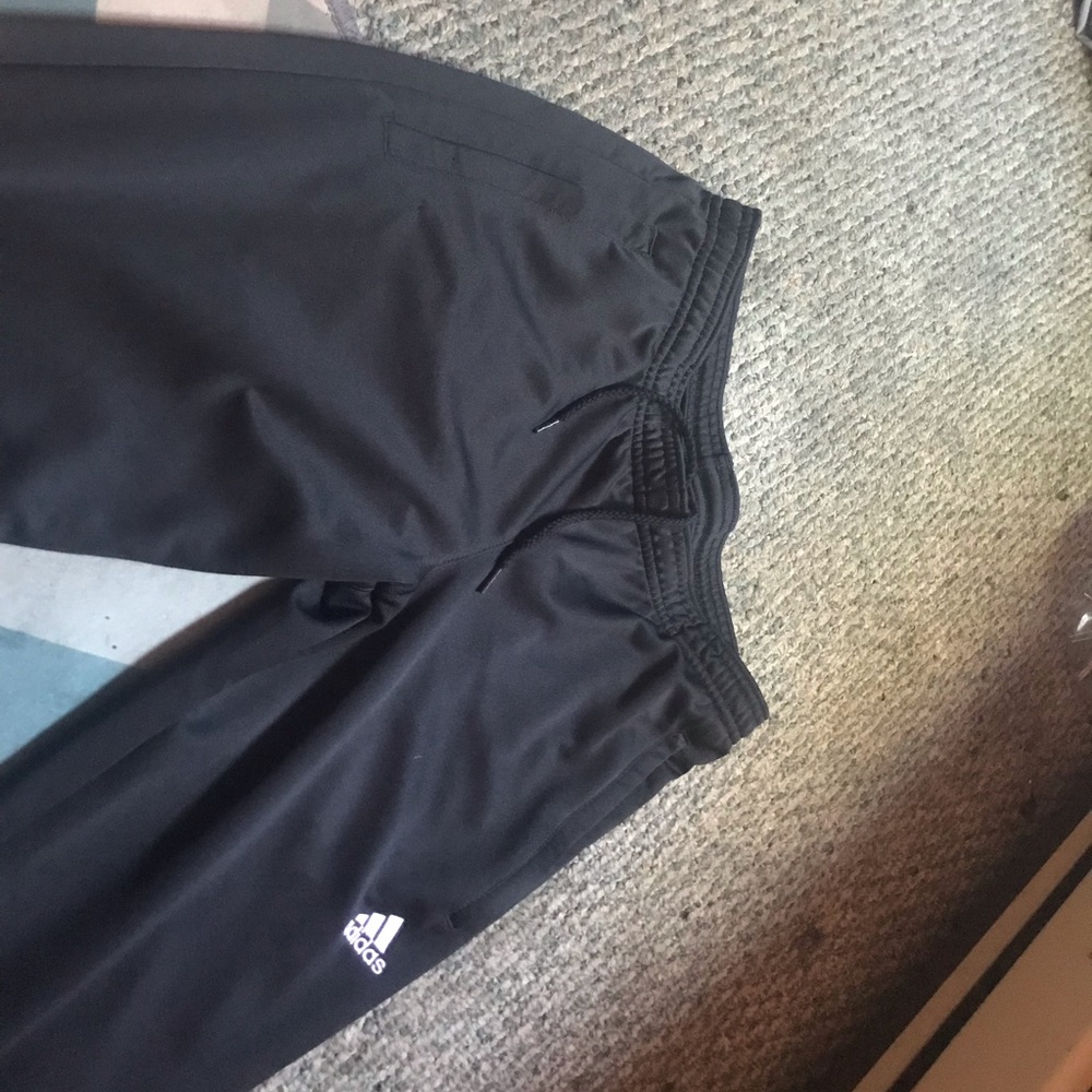 Adidas black joggers